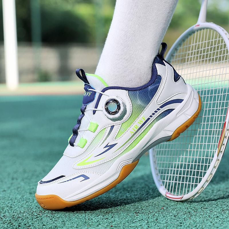 Student Badminton Sneakers, Boys' Table Tennis Mesh Breathable Running Shoes, Kidsren's Lightweight Non-Slip Women's Tennis Shoes