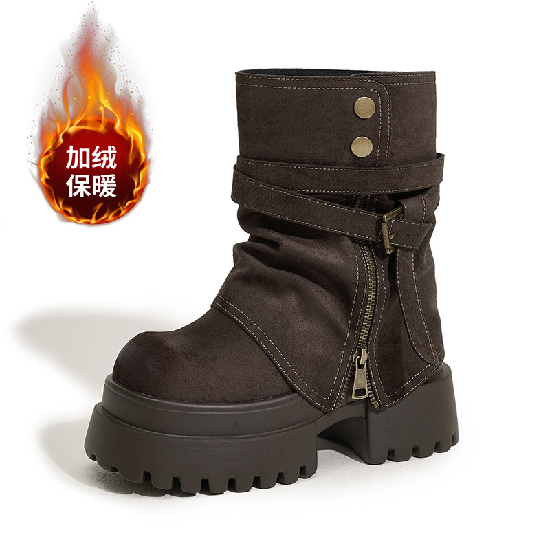 다크 커피 벨벳 안감