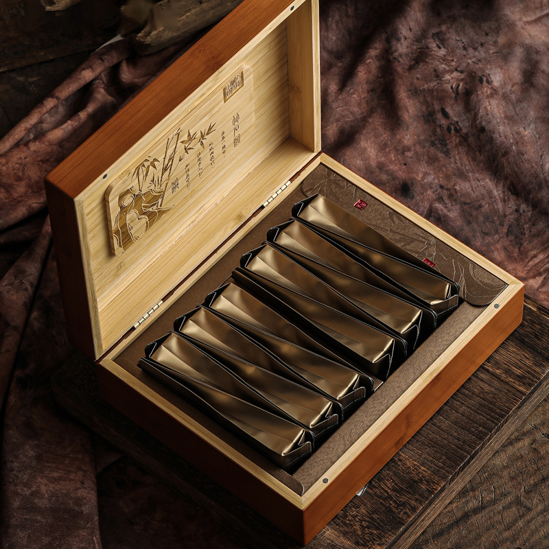 大红袍摆泡包装盒空礼盒金骏眉红茶岩茶肉桂凤凰单枞茶叶礼盒空盒