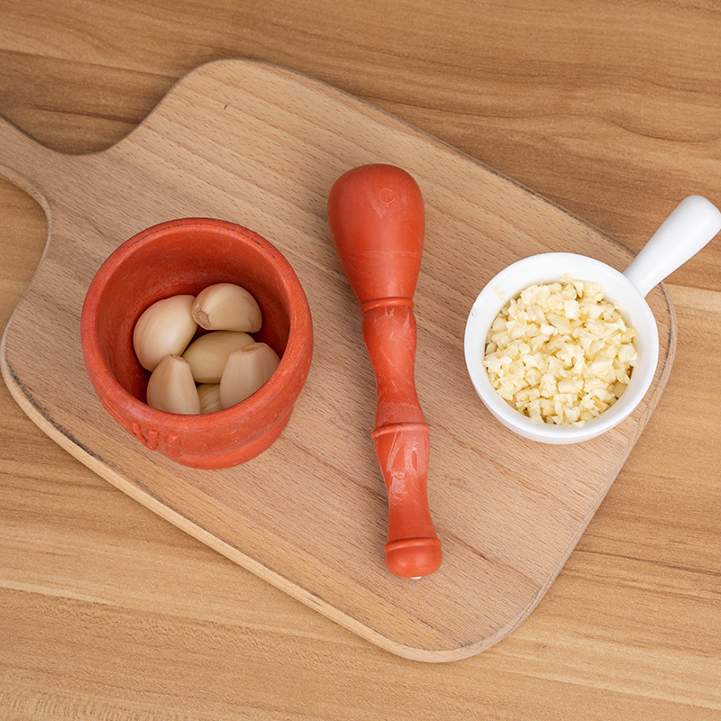 家庭用手動にんにく器研磨器にんにく蓉をつぶして鉢をつぶします。|undefined