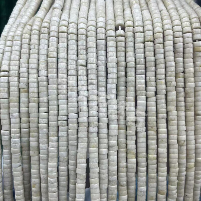 2*4mm天然石管珠隔片散珠玉髓青金水晶圆柱隔珠diy饰品配件批发|undefined
