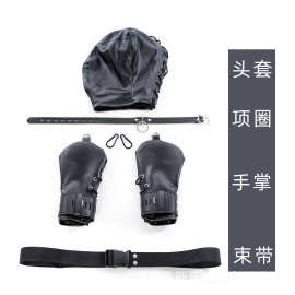 成人眼罩狗头面具情趣项圈调教狗掌套装欧美K9用品SM道具批发