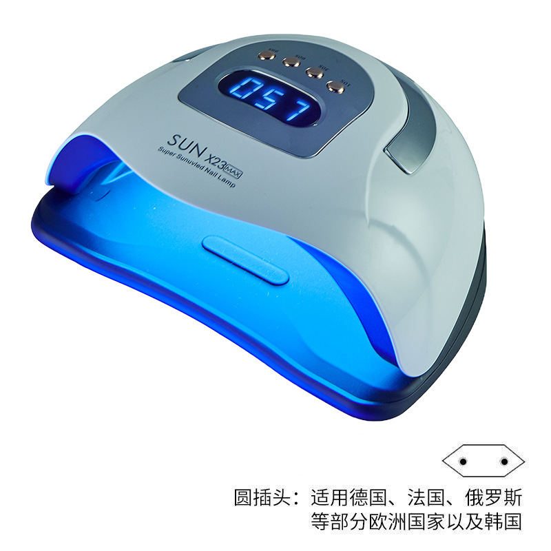 Transfronterizo de alta potencia lámpara de horneo de manicuras 380W esmalte de uñas máquina de tratamiento de uñas luz portátil luz de tratamiento de uñas