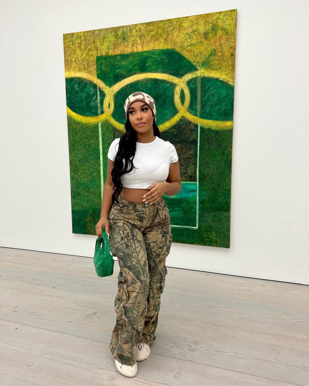 Vêtements pour femmes 2024 nouveau pantalon camouflage sexy ample décontracté à poches zippées_voghion.com