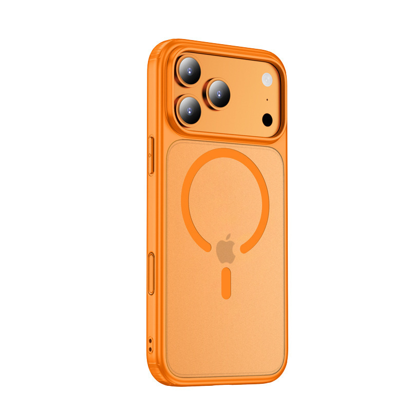 wlons适用iphone17Pro磁吸手机壳苹果16E肤感磨砂17air防摔保护套|undefined