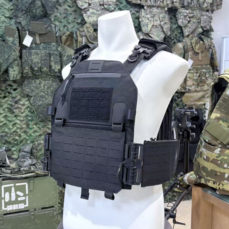 Desmontaje rápido equipo de chaleco táctico chaleco de inserción chaleco de protección real dc ligero de reacción rápida multifuncional 500D nylon