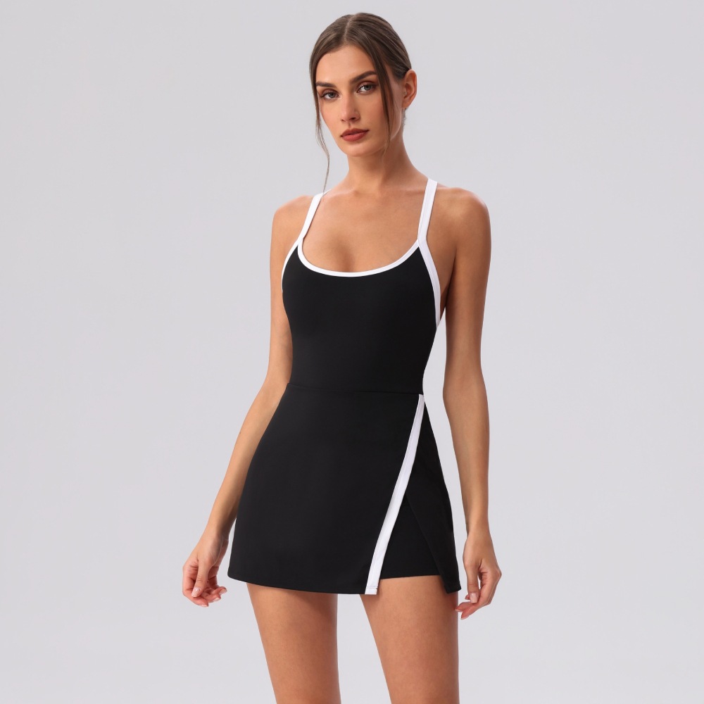 Fitness Tenis vestido corto anti-fuerte yoga ropa deportiva de correr al aire libre pantalones de mujer slim
