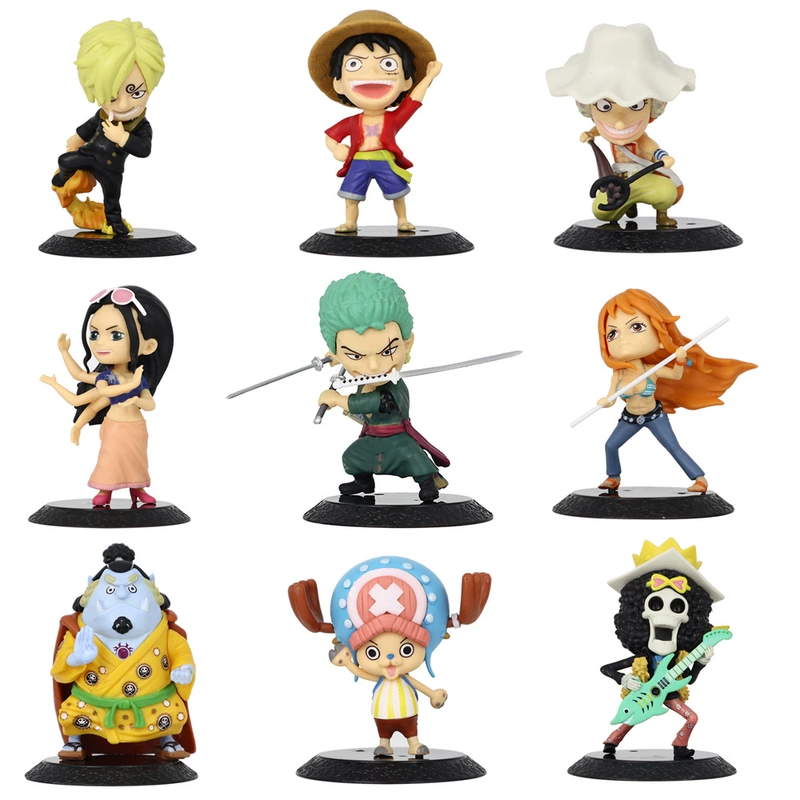 Фигурки One Piece: Луффи Зоро Нами Q-версия набор
