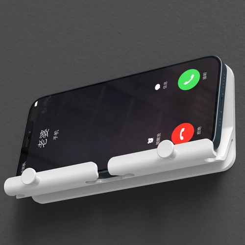 Wall-mounted creative mobile phone tablet charging bracket lazy wall traceless multi-function computer placement viewing bracket