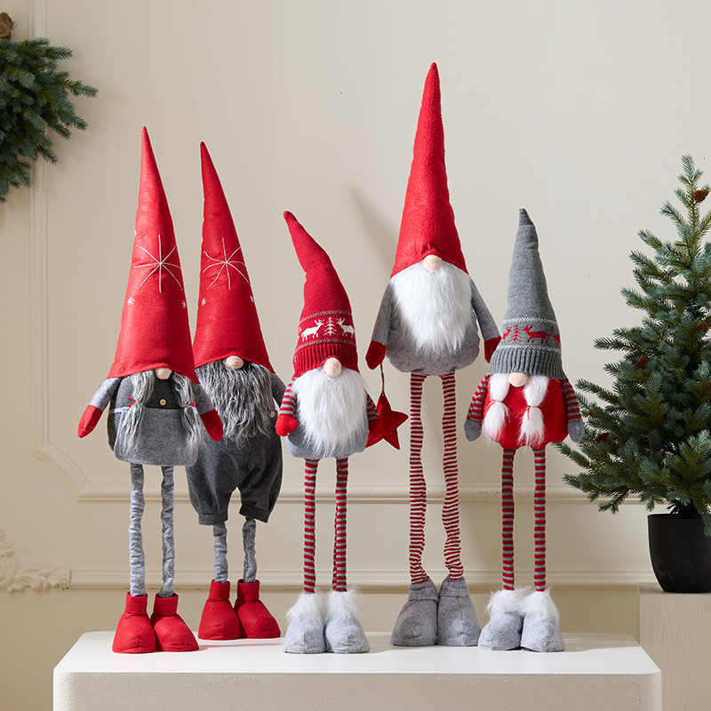 Muñeco Gnomo Navidad Extensible