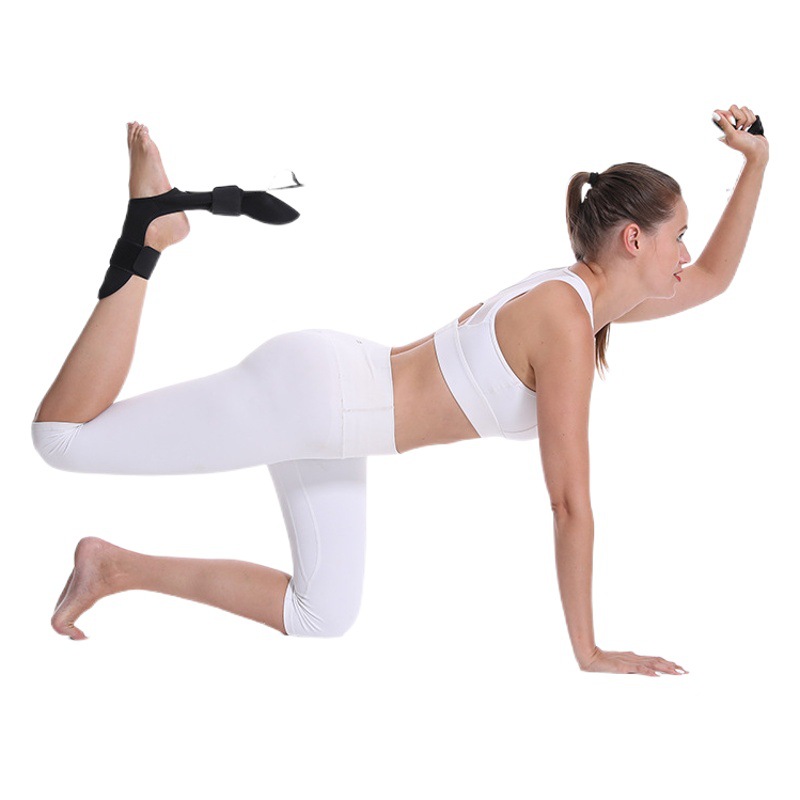 Fábrica al por mayor banda elástica de yoga ajuste seccional banda elástica auxiliar entrenamiento de rehabilitación pierna pie banda elástica