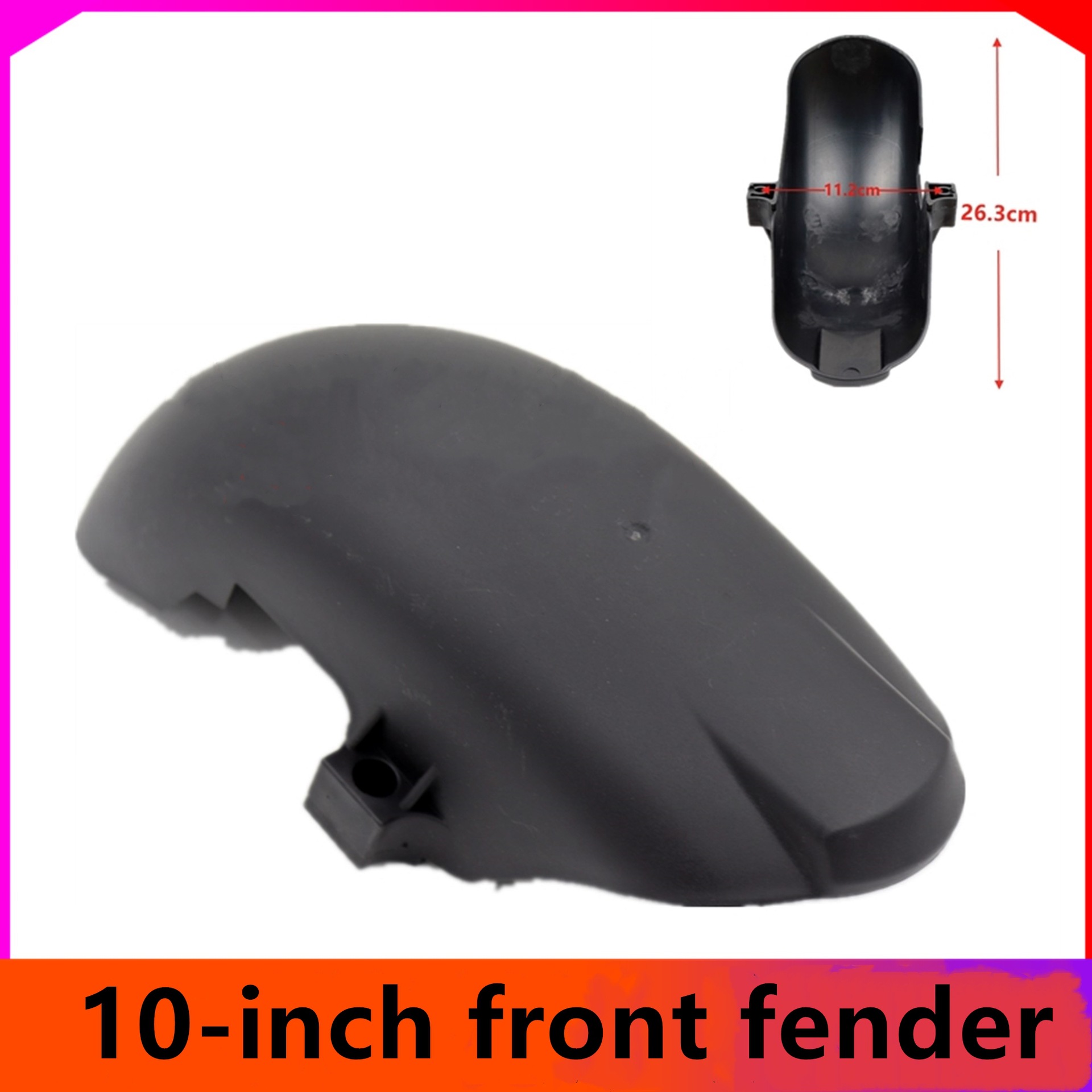 10-inch rear fender with taillight suitable for KUGOO M4/M4 hilop Pro accessories electric scooter
