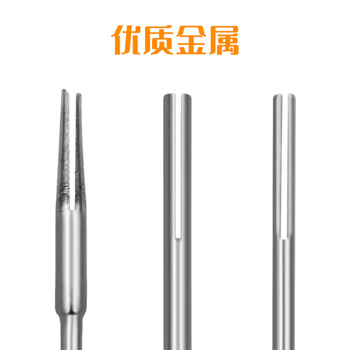Root carving and wood carving grinding tools, sandpaper clamp rod 3mm/2.35mm clamp needle, dual-purpose sandpaper clamp rod, umbrella-shaped straight rod