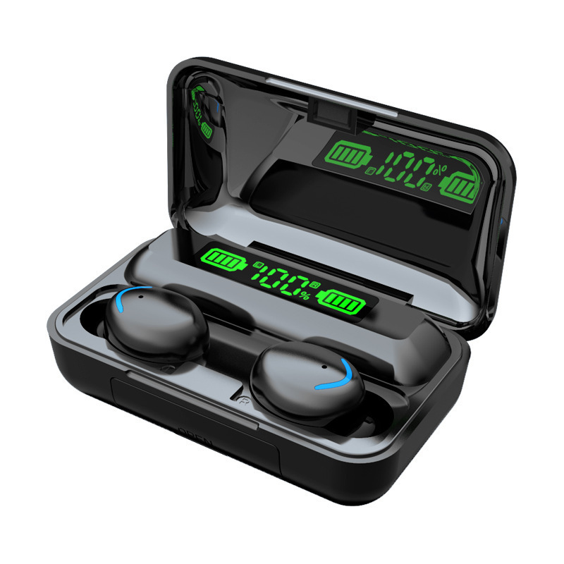 人気のクロスボーダー商品 F9-5 F9 Bluetoothイヤホン タッチ式デジタルディスプレイ 5.2 デュアルイヤホン インイヤー型TWS ワイヤレススポーツBluetooth|undefined