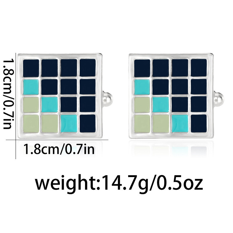 Heißer verkauf neue produkte retro muster multi farbe legierung manschette nägel männer Französisch business emaille manschettenknöpfe hemd zubehör_voghion.com