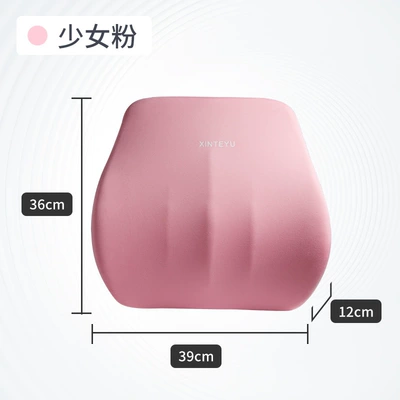 Lumbar Support Back Cushion Lumbar – Waist support - pink-large-waist-pillow