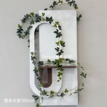 仿真绿植藤蔓爬山虎葡萄藤壁挂线条水管遮丑森系植物装饰婚庆批发