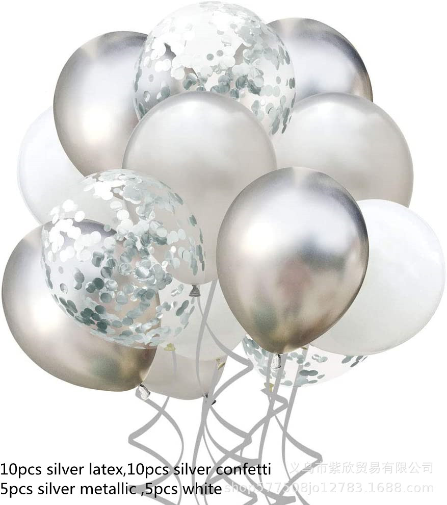 Metal oro rosa globo de látex Combo vino rojo Globos Paquetes cumpleaños boda paquete 30 Pack