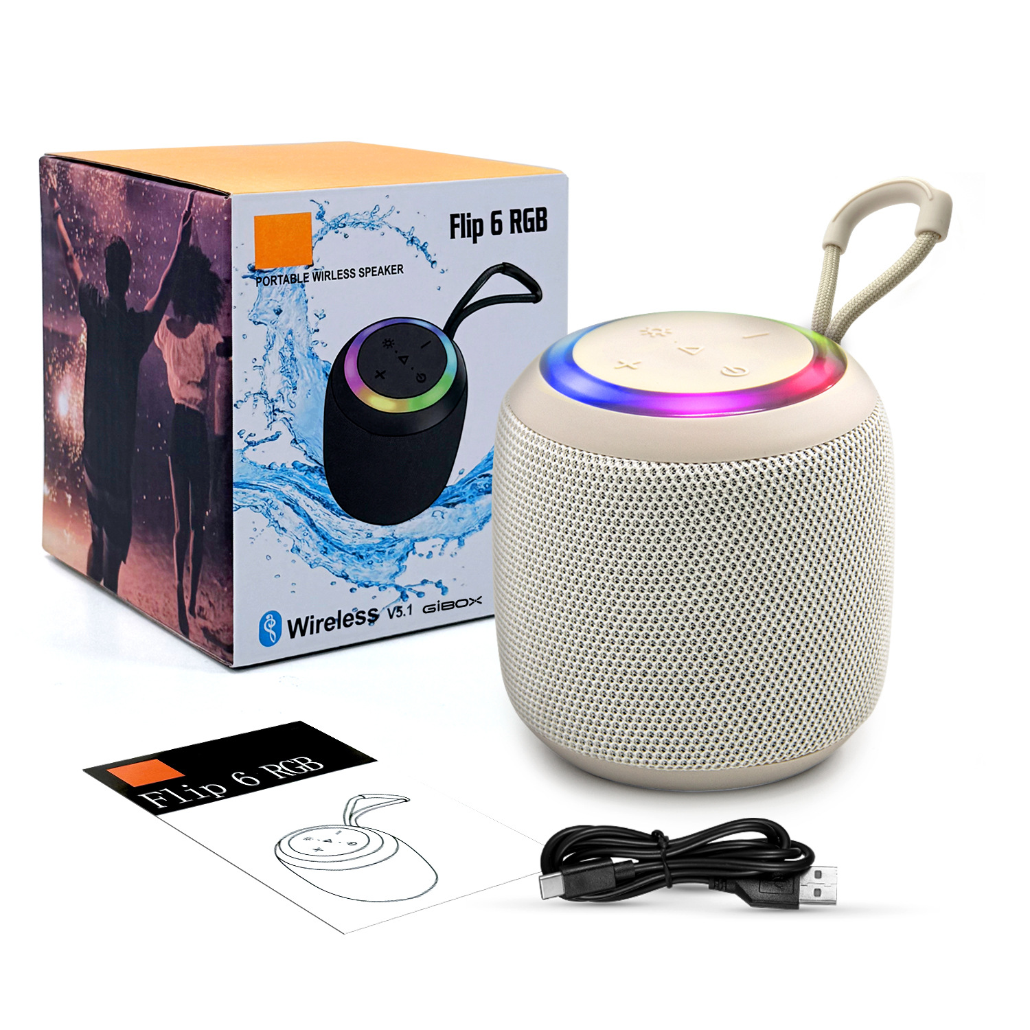 Nuevo altavoz Bluetooth portátil cilíndrico cordón deportivo al aire libre altavoz inalámbrico mini Bluetooth mini altavoz