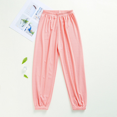 新女童防蚊裤男童夏季冰丝运动裤儿童透气夏装宝宝宽松洋气灯笼裤|ru