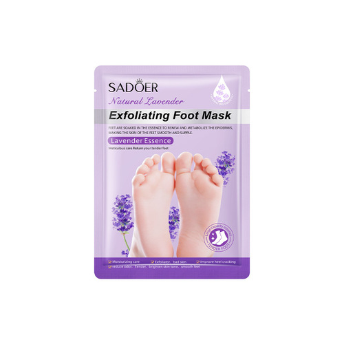 SADOER Goat Milk Niacinamide Exfoliating Foot Mask Hydrating Moisturizing Foot Care Foot Mask Cross-border Foreign Trade Wholesale