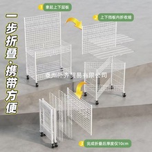 摆摊小推车可折叠展示架移动夜市摆地摊网格促销车超市摆货架饰品