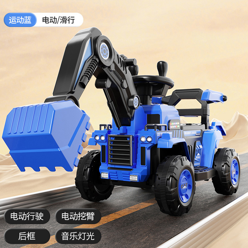 Excavadora para niños, coche de juguete, juguete para personas, niña, niño, excavadora eléctrica de control remoto, vehículo de ingeniería, máquina de gancho image 19
