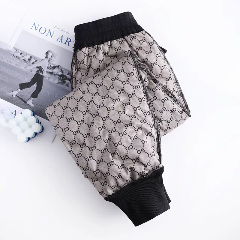 Fleece winter trousers with down, warm boots, for teenagers