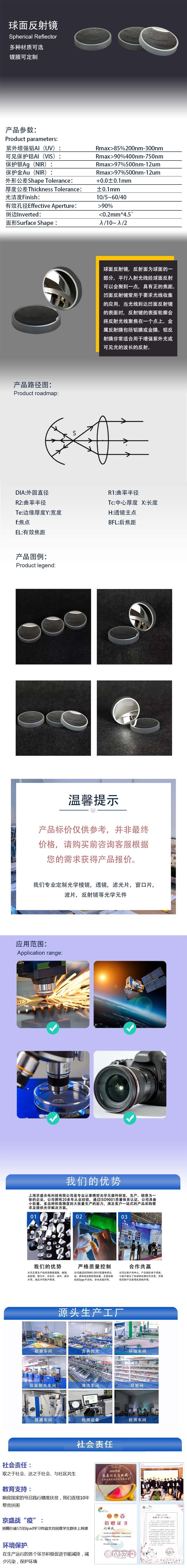 球面反射镜详情页