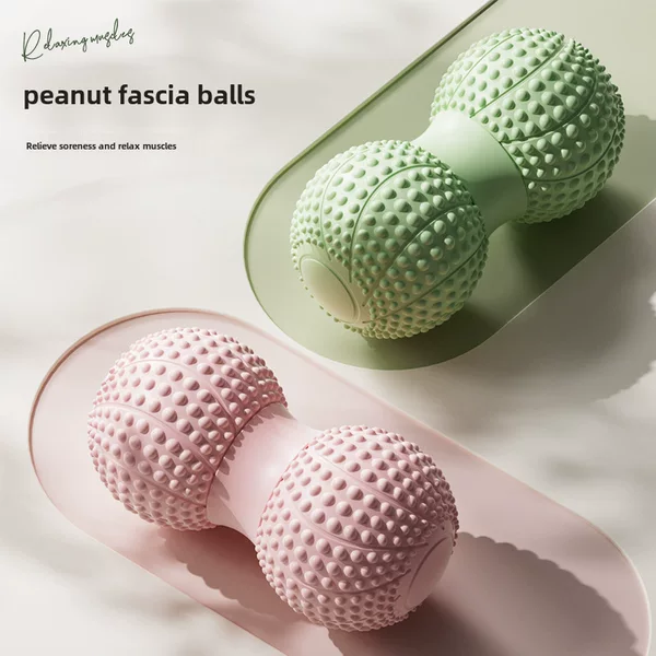 Fascia Peanut Ball Plantar Massage Spine Muscle Relaxation Double Ball Hip Back Leg Acupoint Stimulation Yoga Massage Ball