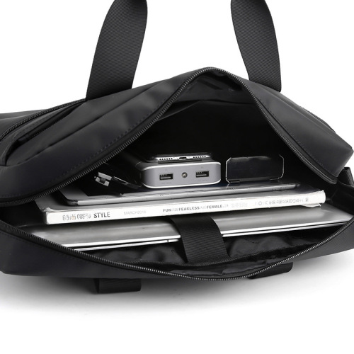 New Simple Large Capacity Single-Shoulder Crossbody Bag Handbag Waterproof Oxford Cloth 13-inch Men's Laptop Bag 3764#