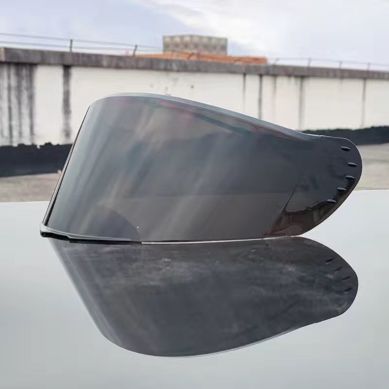 Espejo mágico colorido plateado marrón transparente de la lente del casco de ORZ 966