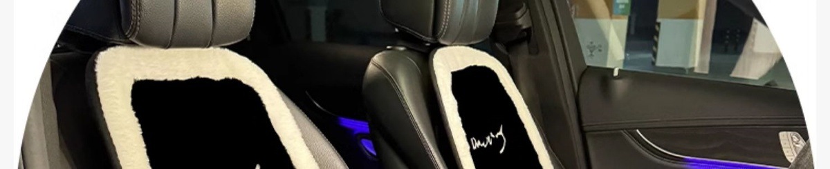 Suitable for Car Lumbar Cushion Integrated Seat Cushion, Cute and Good-Looking Autumn and Winter Warm Car Lumbar Cushion