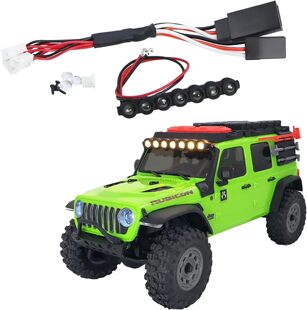 RC ģ��܇ �A�Ο���SCX30 Jeep LED܇픟� �S��ֱ�N