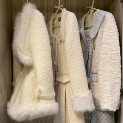 深セン南油秋冬の新型の小香風のコートの気質のハイエンドのブランドの婦人服は卸売りして実体を生放送します。