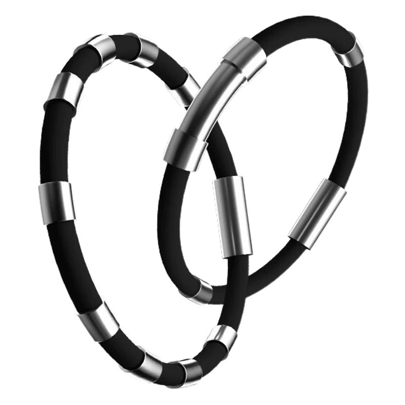 Фабрика специализируется на автомобильных антистатических браслетов 8 колец 4 силиконовые браслеты для устранения статического тела мужчины и женщины пары браслеты