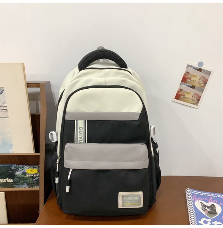GUIYU Large Capacity Unisex Backpack For Travel & School - Lightweight Durable Nylon With Cushioned Straps, Multi-Compartment Design_voghion.com