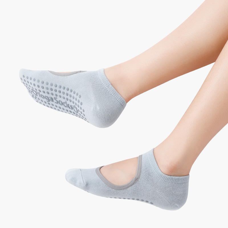 Yoga socksヨガ靴下子供ヨガ運動ダンス露背ジム室内床靴下代発|undefined