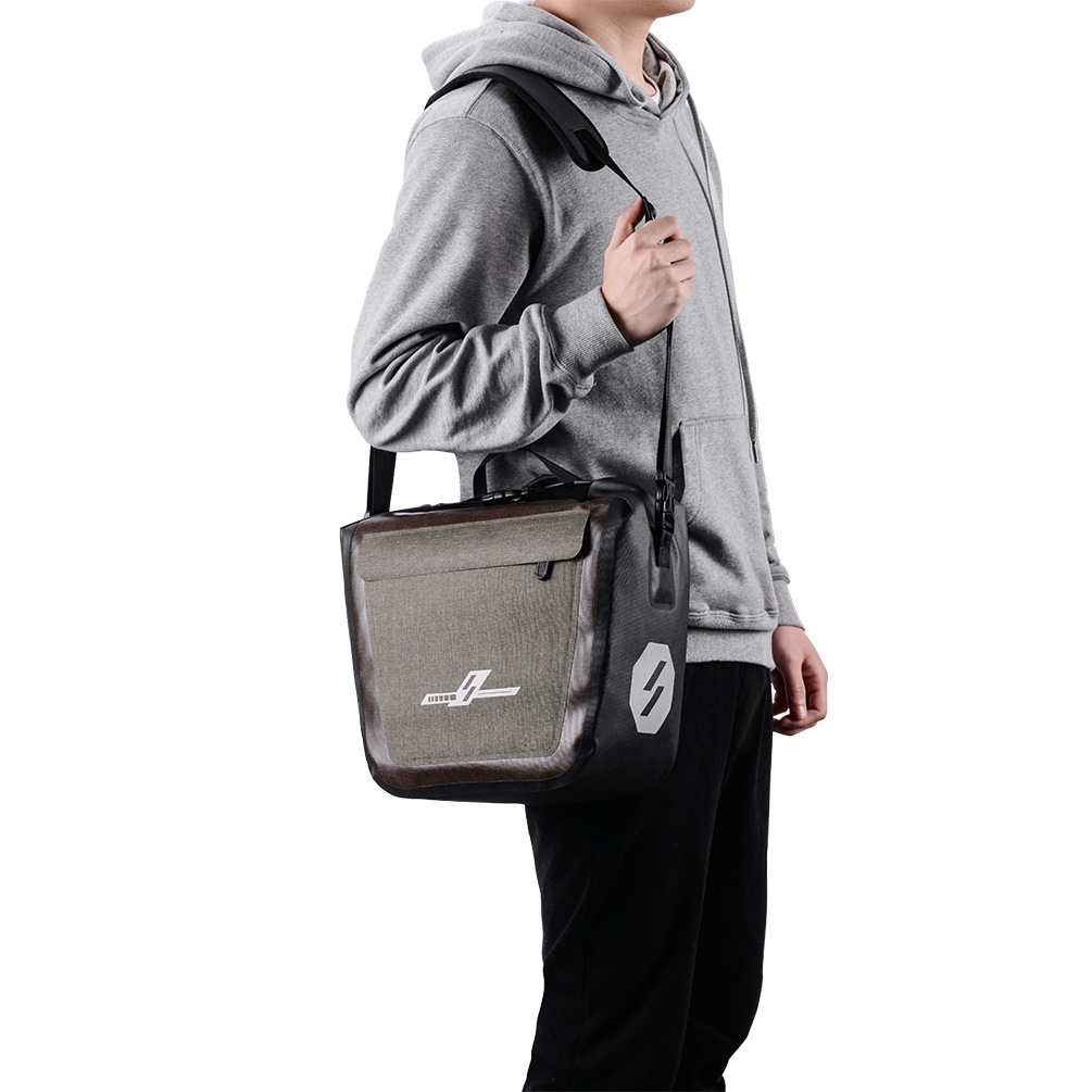 Neutral bicycle rear shelf fully waterproof backpack single-sided frame bag, long-distance mountain bike bag_voghion.com