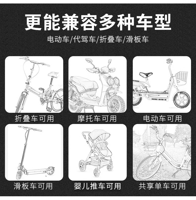 Electric Car Hanging Bag Front Storage Bag Storage Bag Hanging Bag Battery Car Artifact Waterproof Motorcycle Mobile Phone