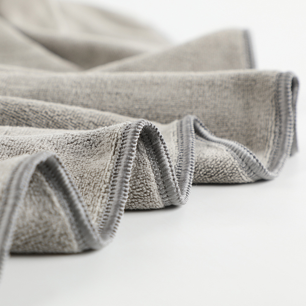 Toalla para mascotas con borde de microfibra tejida en trama, suave y sin pelo, toalla de aseo de baño para perros y gatos