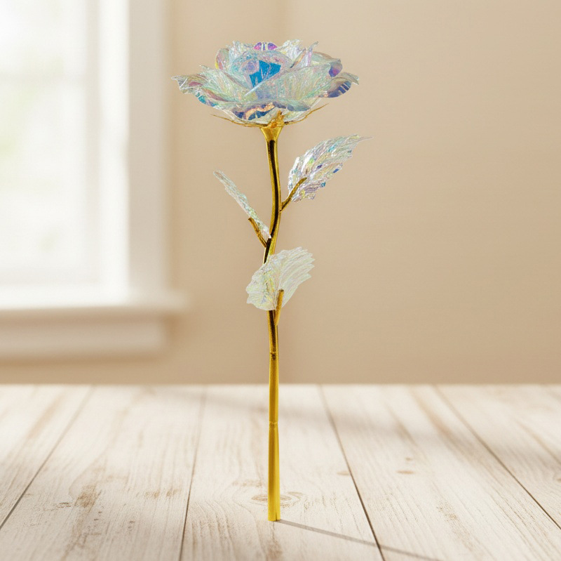 Regalos transfronterizos del Día de San Valentín, flores de oro, flores de flores de