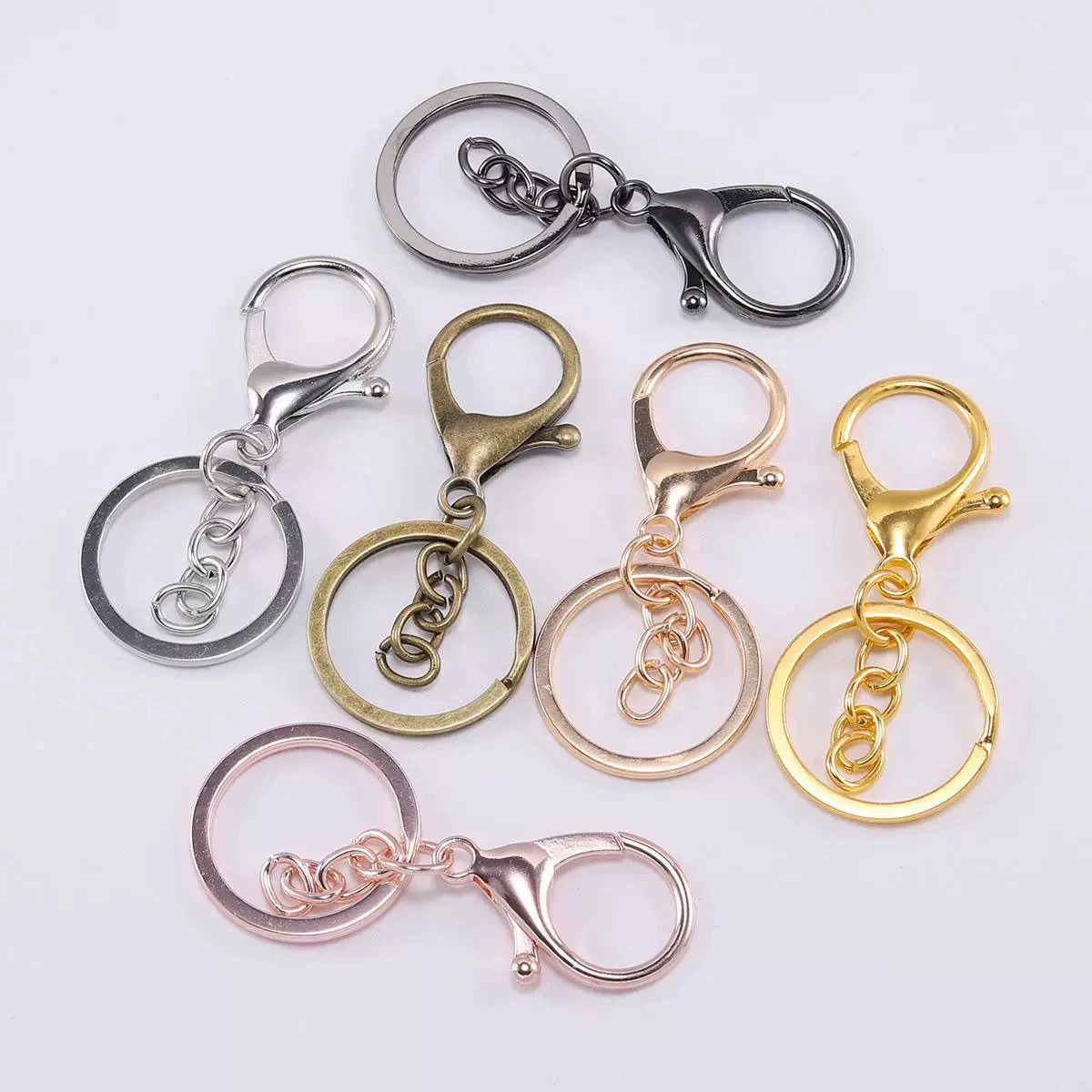 Оптовая продажа DIY сплав брелок брелок омар застежка три комплекта золотая сумка кукла подвеска аксессуары брелок