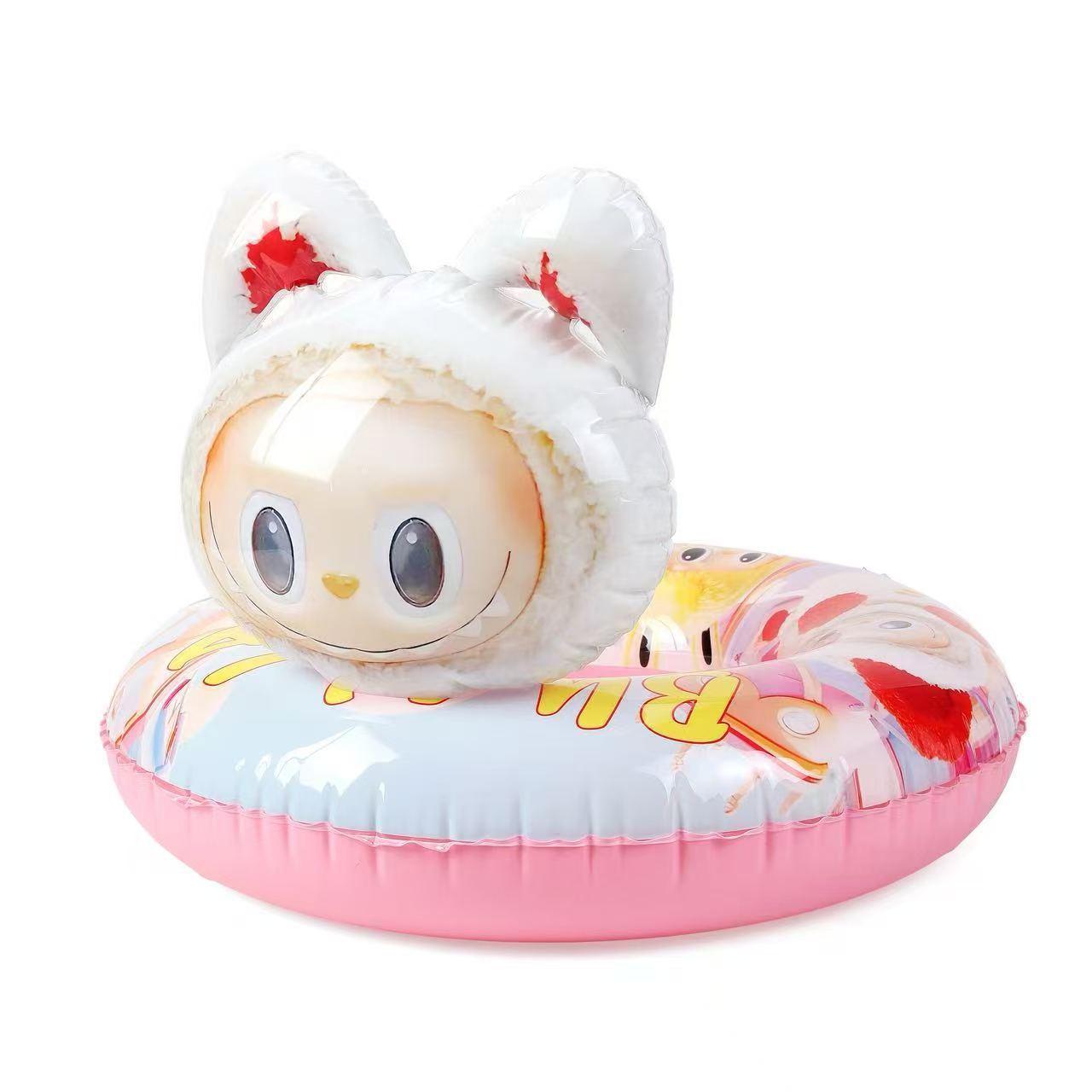 Flotador Inflable Infantil de PVC Eco-amigable con Dibujos Animados para Piscina y Parque Acuático