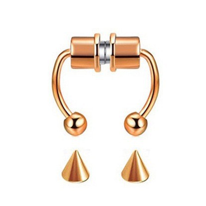 Magnetic nose piercing stainless steel, accessory, wholesale