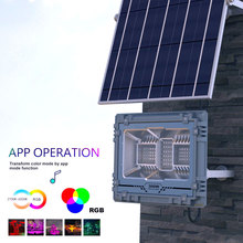 新款RGB音乐律动款 APP智能投光灯蓝牙遥控RGB 泛光灯 LED泛光灯