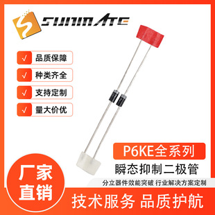 Transient Suppression Diode P6Ke Volume 6.8-440V Surge Protection Suppressor Tvs Tube Anti-Surge