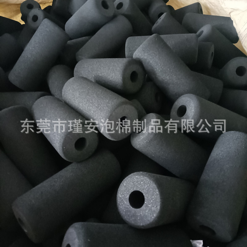 黑色宠物绳把手狗狗绳牵引绳配件护套 NBR防护橡塑海绵发泡手把套