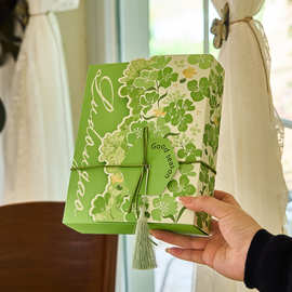 原创繁菓8粒绿豆糕包装盒子手提礼品盒蛋黄酥冰糕包装袋礼品盒