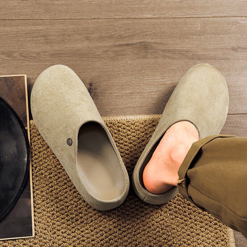 Old Money Style Men's Summer Outdoor Office Slip-On Mules, Heelless Closed-Toe Birkenstock Sandals Old Money Style Men's Summer Outdoor Office Slip-On Mules, Heelless Closed-Toe Birkenstock Sandals
